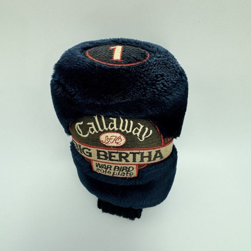 Callaway Golf Great Big Bertha No 1 Head Cover Titanium War Bird Soleplate Blue